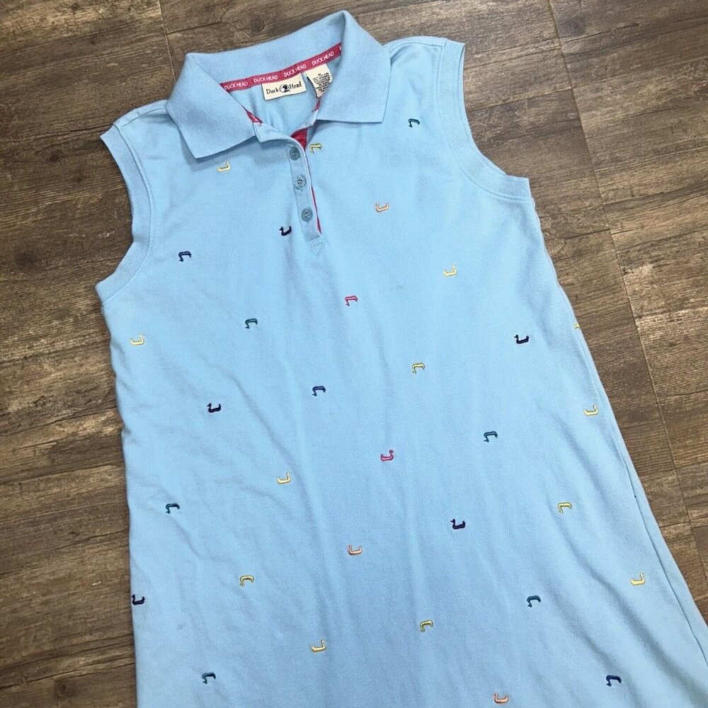 Y2K Duck Head Women Casual T-Shirt Sleeveless Dress Size Medium‎